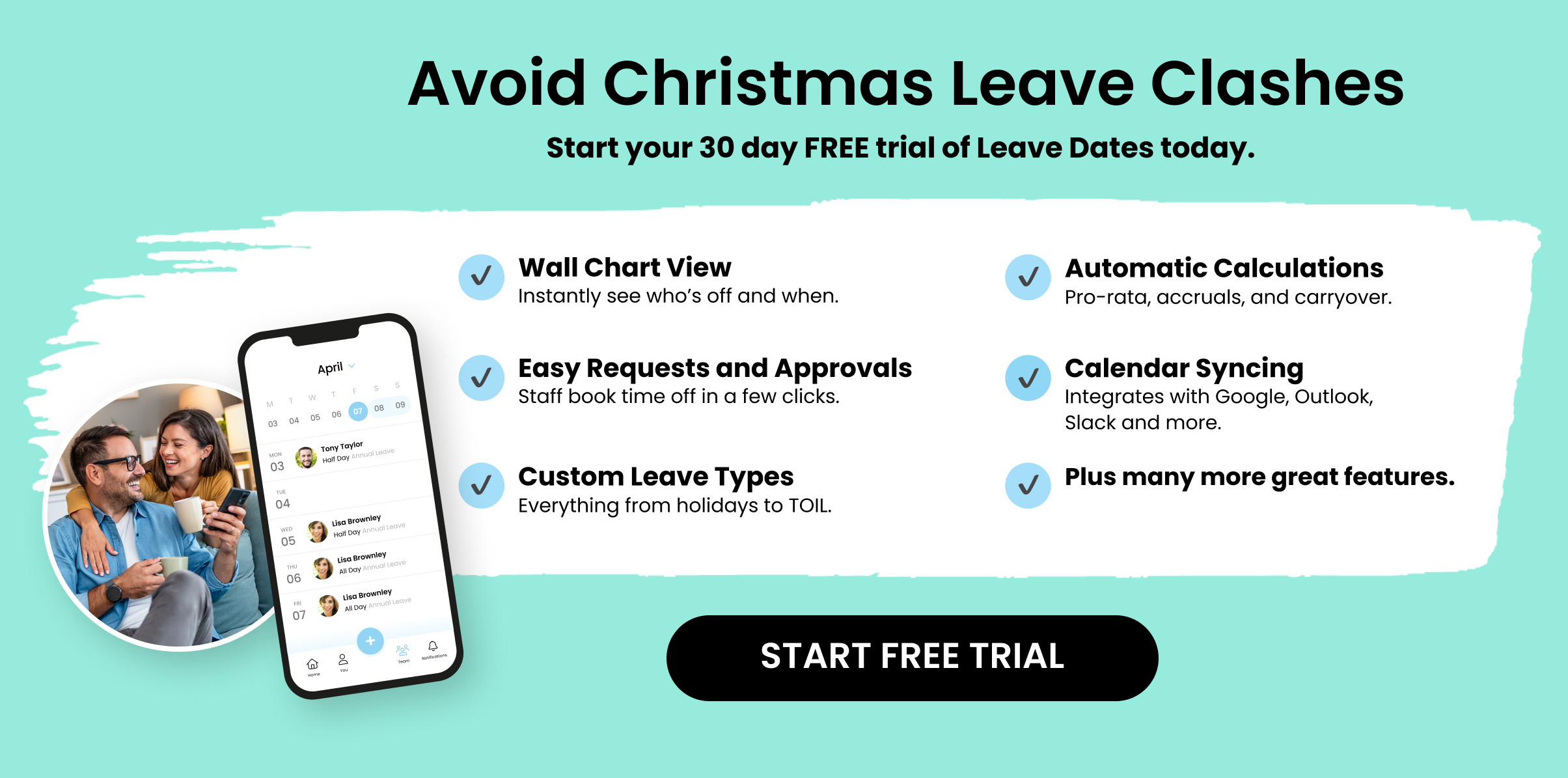 Avoid Christmas Leave Clashes