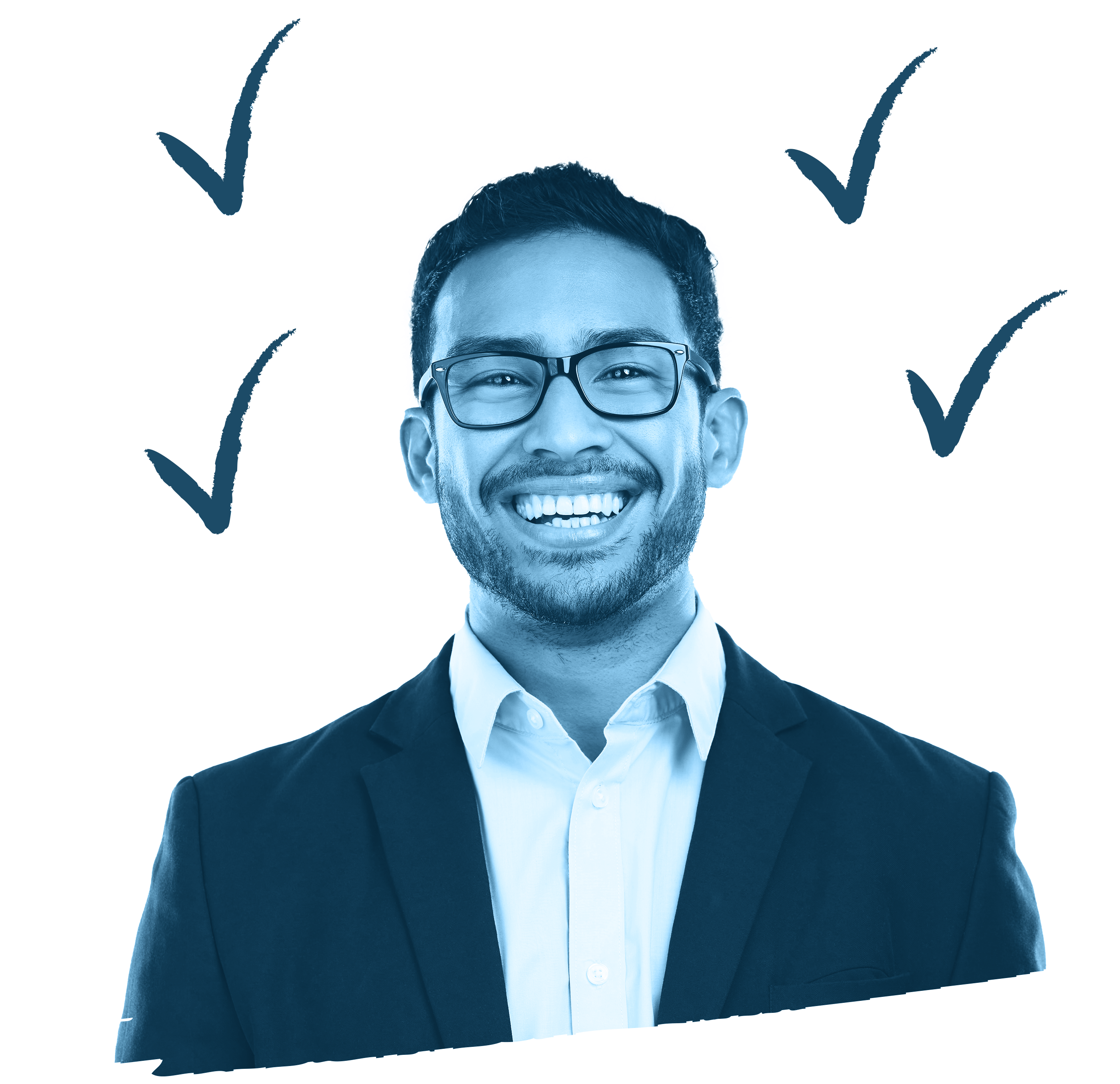 Man smiling