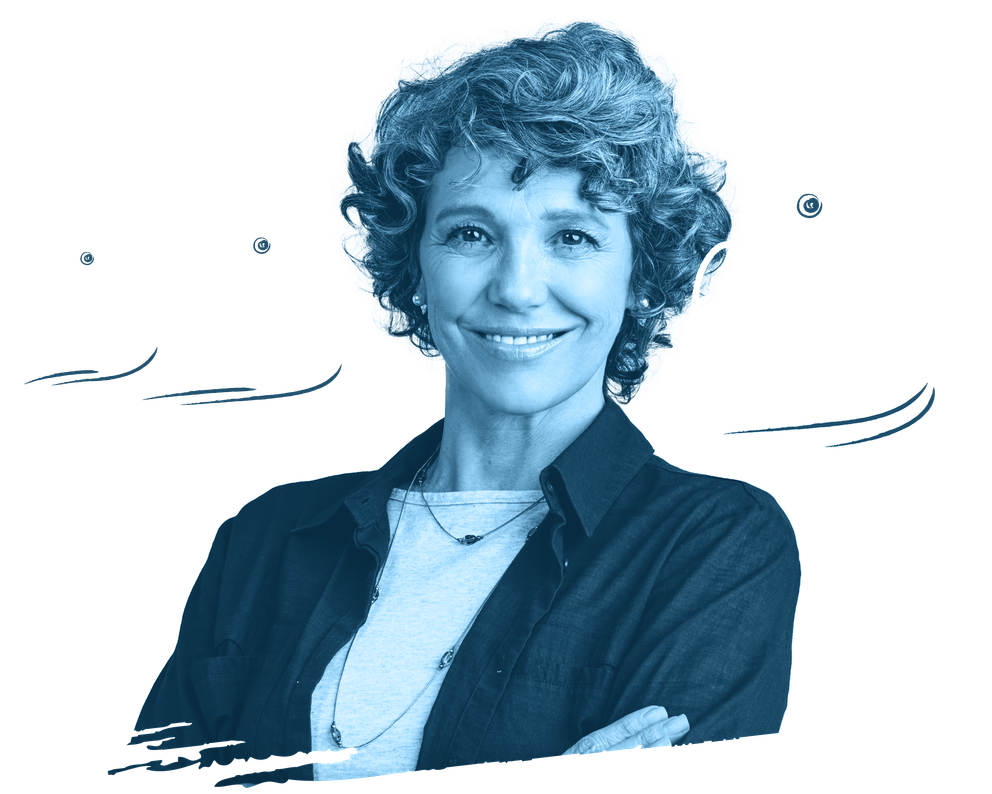 LD Persona woman mature smiling Ducks