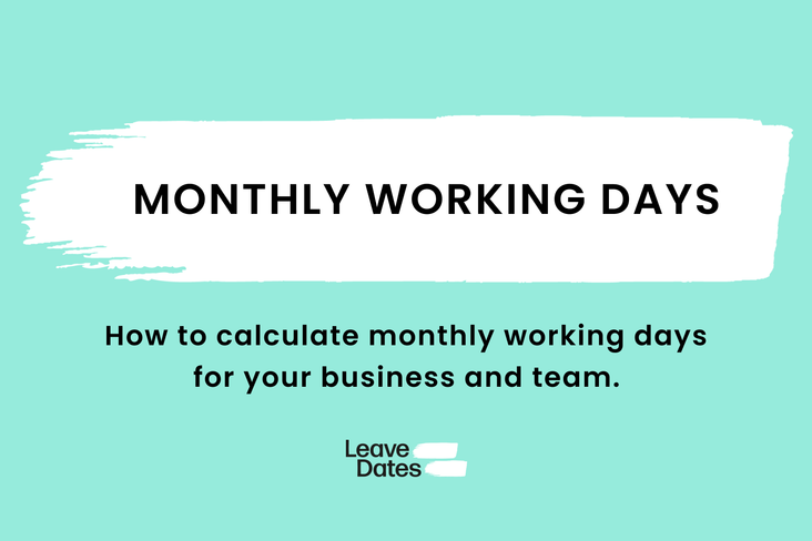 How many working days in a month